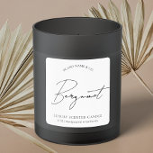 Minimale Eenvoudige Professionele Kaars Productlab Vierkante Sticker