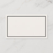 Minimale Eenvoudige Professionele Logo Visitekaartje (Achterkant)