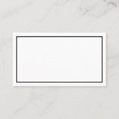 Minimale eenvoudige professionele Logo Visitekaartje (Achterkant)