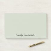 Minimale, eenvoudige, professionele opmerkingen na post-it® notes (Op bureau)