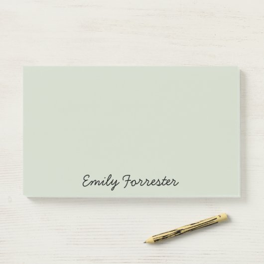 Minimale, eenvoudige, professionele opmerkingen na post-it® notes (Op bureau)