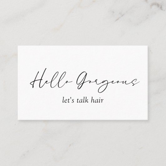 Minimale Eenvoudige QR Code Modern Elegant Visitekaartje (Voorkant)