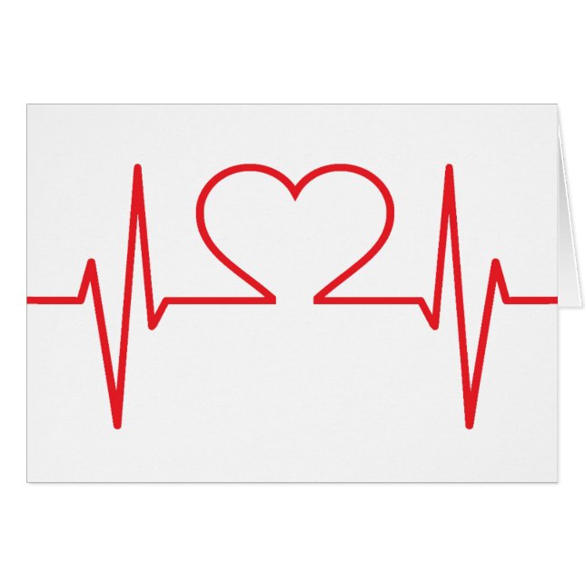 Minimale Eenvoudige Rode Hartslag Verpleegkundig M (Voorkant Horizontaal)