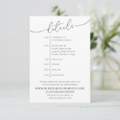 Minimale eenvoudige Sjabloon van de Chronologie va (Staand voorkant)