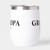 Minimale Eenvoudige Tekst Opa Opgericht Jaar (Rechts)