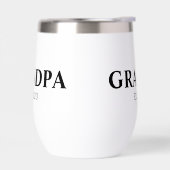 Minimale Eenvoudige Tekst Opa Opgericht Jaar (Links)