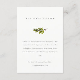 Minimale Eenvoudige uitholling van de Tandbouw van Informatiekaartje