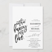 Minimale Eenvoudige Uitnodiging tot weduwen van he (Voorkant)