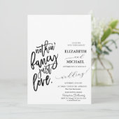 Minimale Eenvoudige Uitnodiging tot weduwen van he (Staand voorkant)