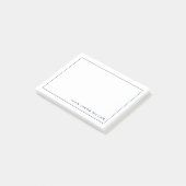 Minimale Eenvoudige Zeemachtgrens Post-it® Notes (Schuin)