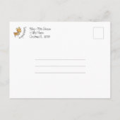 Minimale Eenvoudigste Kleine Kerstmis Feestdagenkaart (Achterkant)