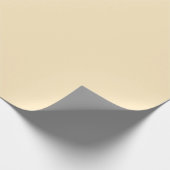 Minimale effen geel #FFECC2 Cadeaupapier (Hoek)
