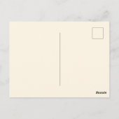 Minimale effen kleur briefkaart (Achterkant)