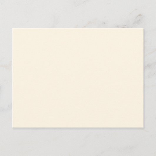 Minimale effen kleur briefkaart (Voorkant)