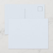 Minimale effen kleur  briefkaart (Voorkant / Achterkant)