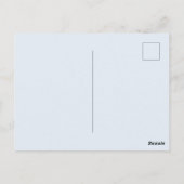 Minimale effen kleur  briefkaart (Achterkant)