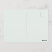 Minimale effen kleur  briefkaart (Achterkant)