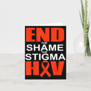 Minimale Eind Hiv Schande Stigma Rood Kaart