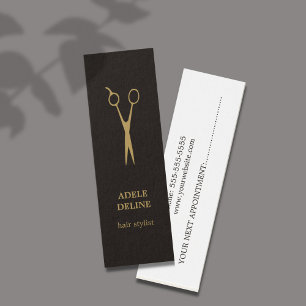Minimale Elegant Appointment Hair Stylist Mini Visitekaartjes