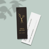 Minimale Elegant Appointment Hair Stylist Mini Visitekaartjes
