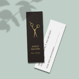 Minimale Elegant Appointment Hair Stylist Mini Visitekaartjes