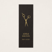 Minimale Elegant Appointment Hair Stylist Mini Visitekaartjes (Voorkant)