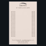 Minimale elegant Augenbrauen Flyer<br><div class="desc">Personalisierbarer Flyer mit Augenbraue Illustration.Perfekt für Augenbrauen & Makeup Artisten,  Friseure und Kosmetiker. Editiere dein Produkt in Minuten in dem Du deine Daten hinzu fügst. Über "weiteres personalisieren" kannst Du die Schriftart/Farbe/Position verändern.</div>