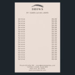 Minimale elegant Augenbrauen Flyer<br><div class="desc">Personalisierbarer Flyer mit Augenbraue Illustration.Perfekt für Augenbrauen & Makeup Artisten, Friseure und Kosmetiker. Editiere dein Produkt in Minuten in dem Du deine Daten hinzu fügst. Über "weiteres personalisieren" kannst Du die Schriftart/Farbe/Position verändern.</div>