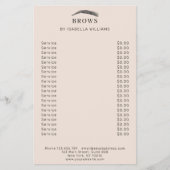 Minimale elegant Augenbrauen Flyer (Voorkant)
