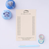 Minimale elegant Augenbrauen Flyer (Enkel)