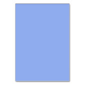 Minimale elegant blauw geschilderd porselein kaart (Achterkant)