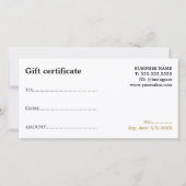 Minimale Elegant Faux Silver Golden Black Beauty (Achterkant)