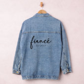 Minimale Elegant Fiance Custom Jaar Minimalist Denim Jacket (Hangar)