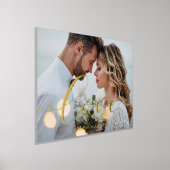 Minimale Elegant Love Script Overlay Weddenfoto Folie Afdrukken (Laagn)