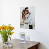 Minimale Elegant Love Script Overlay Weddenfoto Folie Afdrukken (Laag (Keuken))