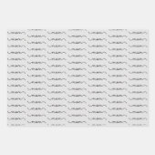 Minimale elegant mam Typografie Moederdag Inpakpapier Vel (Voorkant 2)