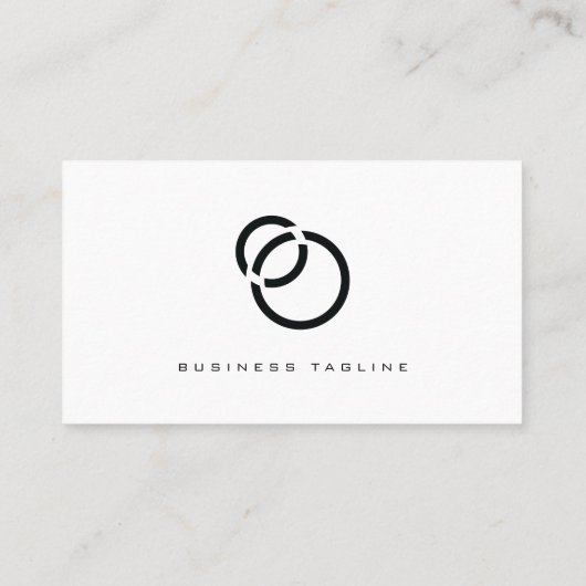 Minimale Elegant Moderne Simple Scan QR-code Visitekaartje (Achterkant)