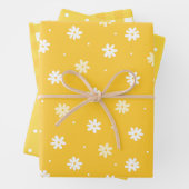 Minimale Elegant Sunflower Yellow Spring Easter Inpakpapier Vel (In situ)