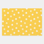 Minimale Elegant Sunflower Yellow Spring Easter Inpakpapier Vel (Voorkant)