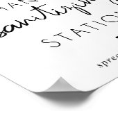 Minimale elegant voor handontsmettingsstation poster (Hoek)