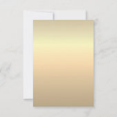 Minimale Elegant Wedding RSVP-kaart RSVP Kaartje (Achterkant)