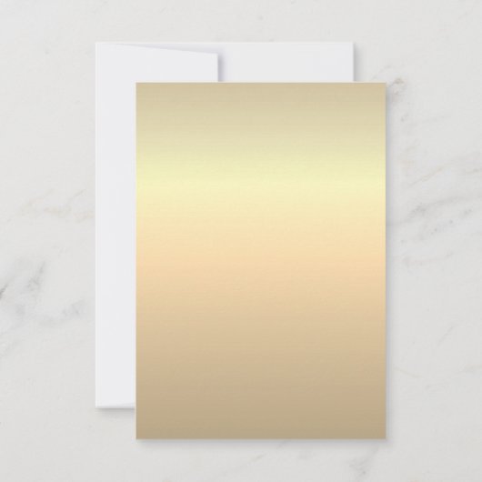 Minimale Elegant Wedding RSVP-kaart RSVP Kaartje (Achterkant)