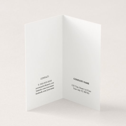 Minimale Elegant White Blue CircuitBoard Consultan Visitekaartje (Binnen)