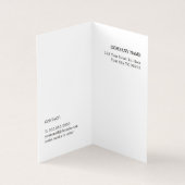 Minimale Elegant White Blue CircuitBoard Consultan Visitekaartje (Binnen)