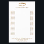 Minimale elegante Augenbrauen Flyer<br><div class="desc">Personalisierbarer Flyer mit Augenbraue Illustration.Perfekt für Augenbrauen & Makeup Artisten,  Friseure und Kosmetiker. Editiere dein Produkt in Minuten in dem Du deine Daten hinzu fügst. Über "weiteres personalisieren" kannst Du die Schriftart/Farbe/Position verändern.</div>