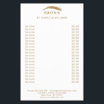 Minimale elegante Augenbrauen Flyer<br><div class="desc">Personalisierbarer Flyer mit Augenbraue Illustration.Perfekt für Augenbrauen & Makeup Artisten,  Friseure und Kosmetiker. Editiere dein Produkt in Minuten in dem Du deine Daten hinzu fügst. Über "weiteres personalisieren" kannst Du die Schriftart/Farbe/Position verändern.</div>