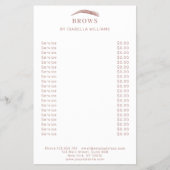 Minimale elegante Augenbrauen Flyer (Voorkant)