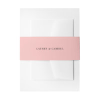 Minimale Elegante Blush Roze Bruiloft