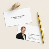 Minimale elegante bouwsteen Eenvoudig Visitekaartje