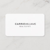 Minimale elegante bouwsteen Eenvoudig Visitekaartje (Voorkant)